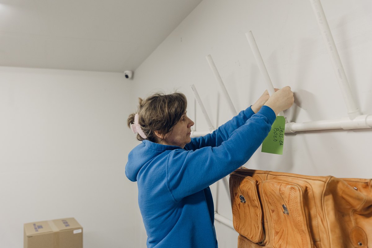Tagging and racking items into the digital inventory