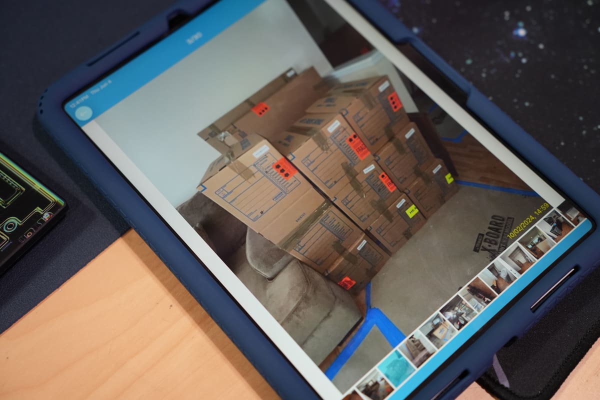 Real Superior Contents inventory management — barcode tagging