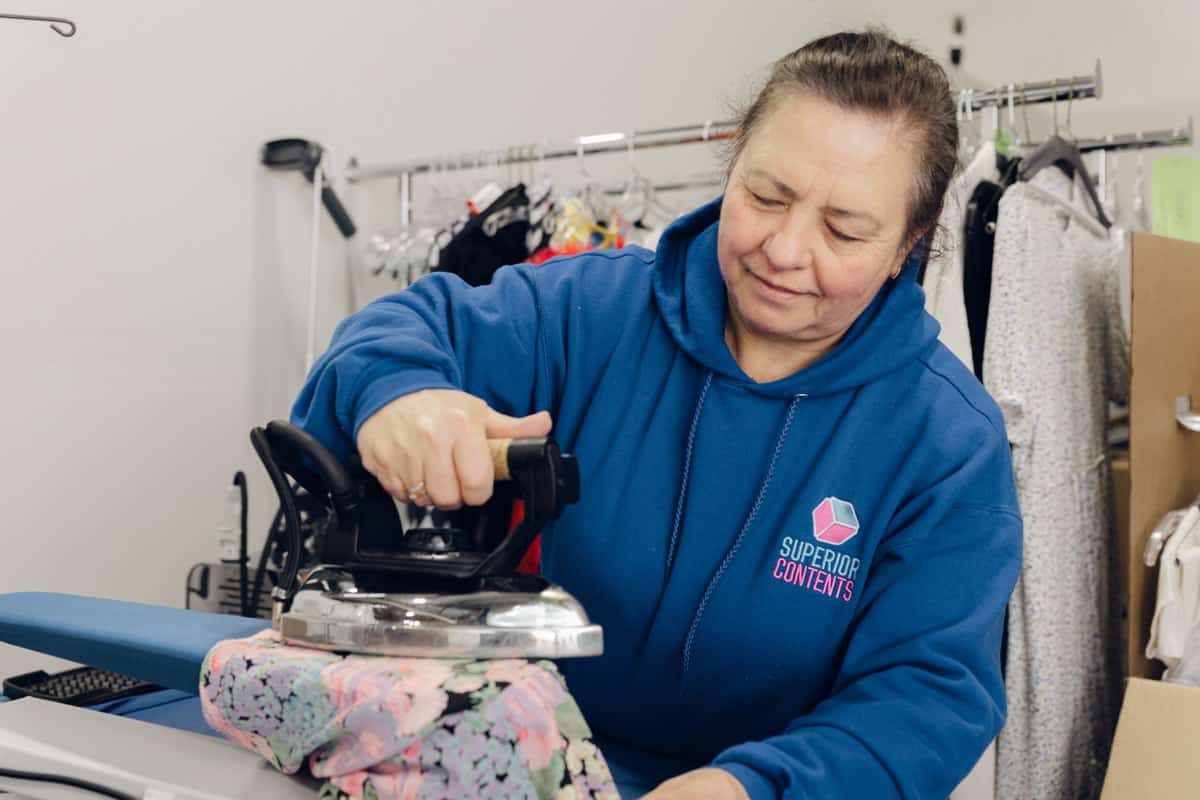 Real Superior Contents soft goods & textile restoration — garment restoration