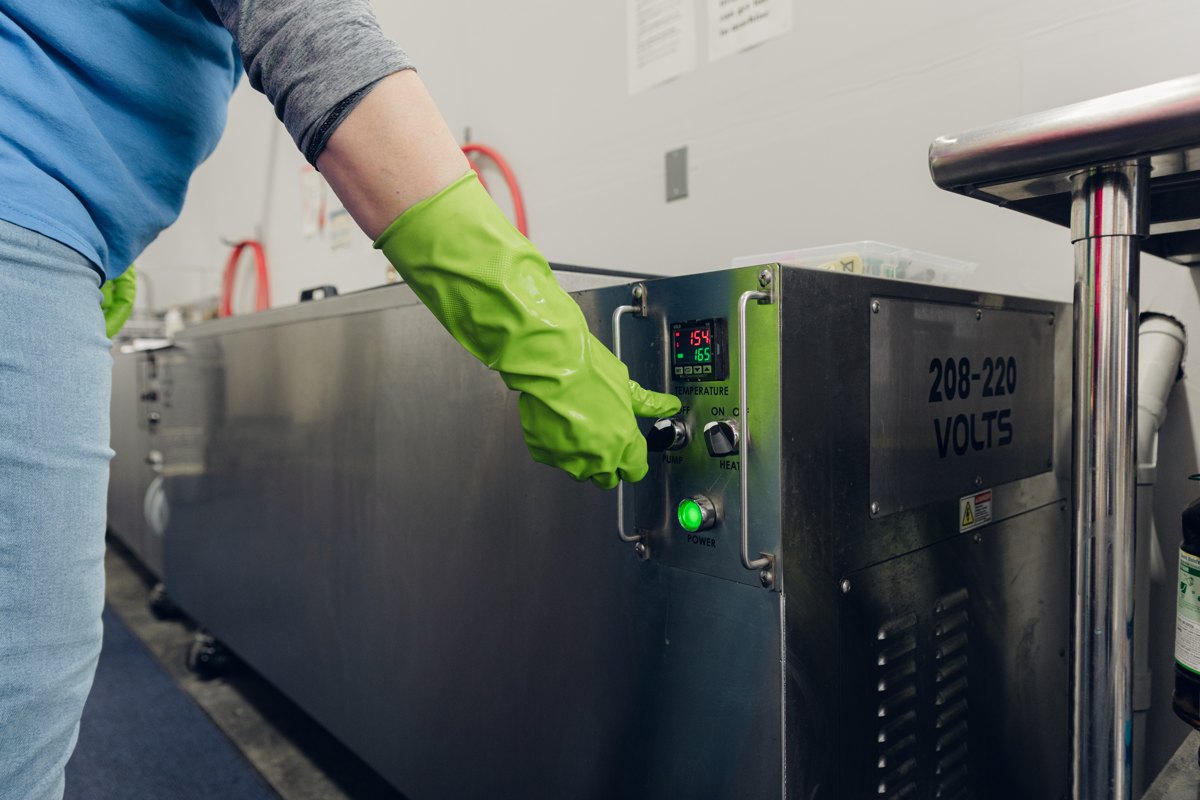 Real Superior Contents fire damage contents cleaning — ultrasonic cleaning